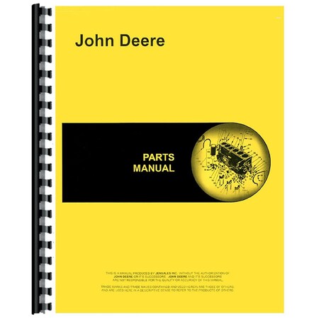 Parts Manual Fits John Deere Grinder-Mixer 700